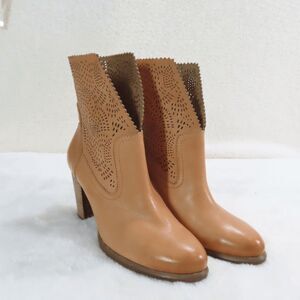 UGG Women's Thames Seaweed Perforated Ankle Boot Suntan Size 6